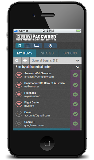 Intuitive Password | 軍事級のパスワード管理ツール
